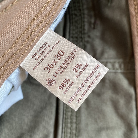 Legendary Outfitters Relaxed Fit Canvas Pants - Picture 8 of 8